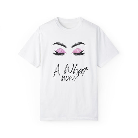 A What Now? Pink Glitter Eyelash T-Shirt