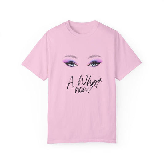 A What Now? Blue Pink Eyelash T-Shirt