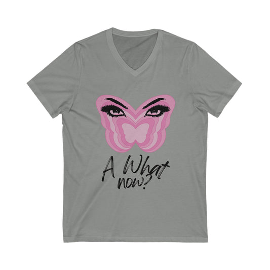 A What Now? Pink Butterfly Eyelash T-Shirt